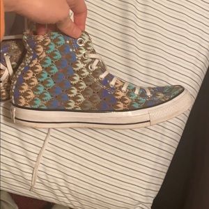 Missoni/Converse high tops